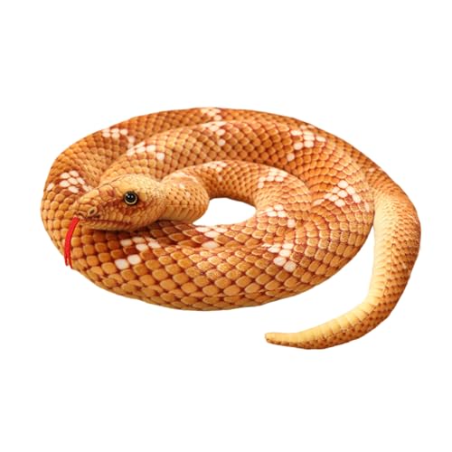 SELVFZ Superrr Long Snake Toy Große Ausgestopfte Tiere Für Halloween Streiche Spiel Spielzeug Couch Kissen Gefüllte Tiere Schlange von SELVFZ