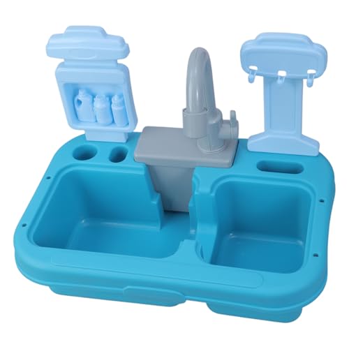 SELVFZ Täuschen Sie Spielen Spielzeug Mit Wasserhahn Und Fließendem Wasser Großes Waschbecken Utensilien Accessoires Für Kinder Kleinkinder SELVFZ Täuschen Sie Spielen Spielzeug Mit Wasserhahn Und Fließendem Wasser Großes Waschbecken Utensilien Accessoires Für Kinder Kleinkinder von SELVFZ