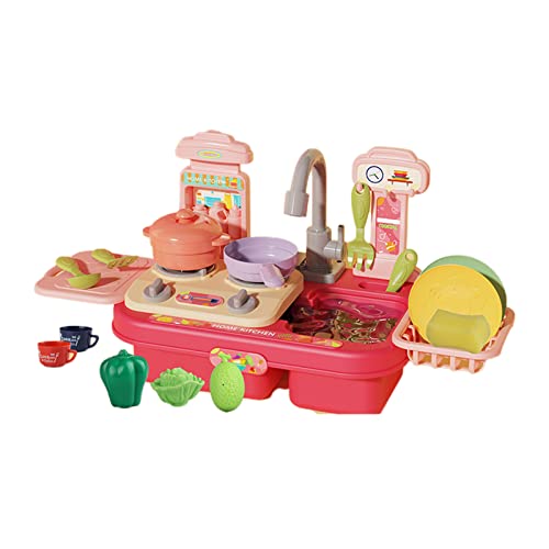 SELVFZ Täuschen Sie Spielen Spielzeug Mit Wasserhahn Und Fließendem Wasser Großes Waschbecken Utensilien Accessoires Für Kinder Kleinkinder SELVFZ Täuschen Sie Spielen Spielzeug Mit Wasserhahn Und Fließendem Wasser Großes Waschbecken Utensilien Accessoires Für Kinder Kleinkinder von SELVFZ