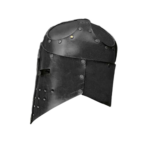 SELVFZ Templer Knights Helm Erwachsene Renaissances Mittelalterlicher Kreuzfahrer Kostüm Kopfbedeckung Vollgesichtsmaske Für Halloween Cosplay Mittelalterlicher Barbute SELVFZ Templer Knights Helm Erwachsene Renaissances Mittelalterlicher Kreuzfahrer Kostüm Kopfbedeckung Vollgesichtsmaske Für Halloween Cosplay Mittelalterlicher Barbute von SELVFZ