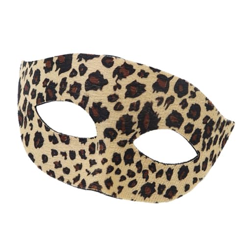 SELVFZ Tiermuster Halloween Halbe Gesichtsmaske Atmungsaktiven Plastik von SELVFZ