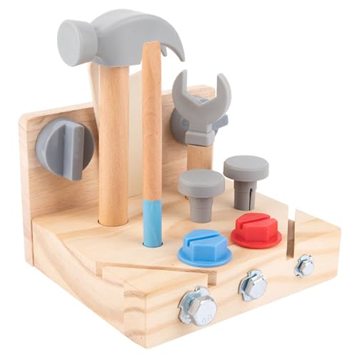 SELVFZ Tisch Für Spielzeug Spielzeug Interaktive Puzzle Sortierschraube Bausteine ​​Gehirntraining Tragbares Tischspiel Kindertag GI Schraubbrett Lernschrank Für Kinder Schraubenbrett Schraube von SELVFZ