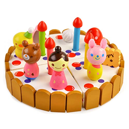 SELVFZ Tisch Zum Spielen Zum Spielen Geburtstagstorte Gehirnspiel Tragbares Multifunktionales Plastik Geburtstagskuchen Tischspiel Für Kreative B Kinder Küche Spielzeug Essen von SELVFZ