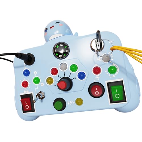 SELVFZ Toy Board Geschäftiger Spielzeug Cartoon Animal Skill Lernen Geschäftiges Spielzeug Für Kleinkinder Kinder Feinmotorik Lernen Spielzeug von SELVFZ
