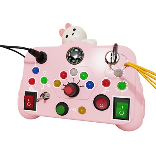SELVFZ Toy Board Geschäftiger Spielzeug Cartoon Animal Skill Lernen Geschäftiges Spielzeug Für Kleinkinder Kinder Feinmotorik Lernen Spielzeug von SELVFZ