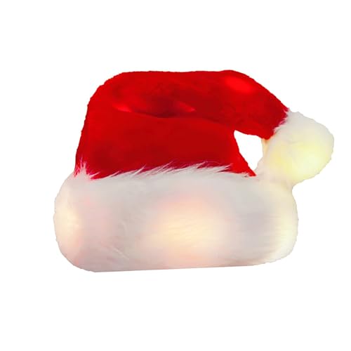 SELVFZ Verstellbare LEDs Warm Hell Helles Weihnachtsmützen Funkeln Kinder Weihnachtshüte Zum Laufen Wandercamping SELVFZ Verstellbare LEDs Warm Hell Helles Weihnachtsmützen Funkeln Kinder Weihnachtshüte Zum Laufen Wandercamping von SELVFZ