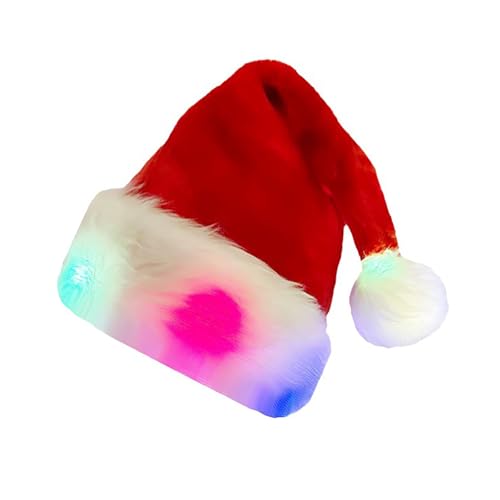 SELVFZ Verstellbare LEDs Warm Hell Helles Weihnachtsmützen Funkeln Kinder Weihnachtshüte Zum Laufen Wandercamping SELVFZ Verstellbare LEDs Warm Hell Helles Weihnachtsmützen Funkeln Kinder Weihnachtshüte Zum Laufen Wandercamping von SELVFZ