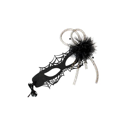 SELVFZ Vintage Lace Halloween Maske Für Frauen Halloween Rollenspiel Hochzeit Proms Halloween Cosplay Maske Halloween Half Face Party Maske von SELVFZ