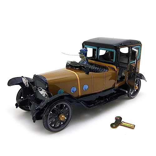 SELVFZ Vintage Tinplate Up Spielzeug Süße Spanische Auto Formspielzeug Kinder Urlaubs Geburtstagsgeschenk Spielzeug Spanische Auto Metall Spielzeugvorräte von SELVFZ