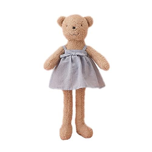 SELVFZ Weich Gefüllte Plüschbärenpuppe Mit Floppy Armen Und Beinen Kinder Schlafen Und Spielen Spielzeugheimdekorationen Kinder Geschenk von SELVFZ