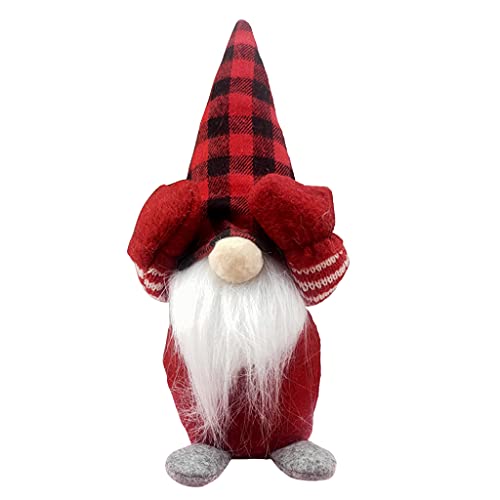 SELVFZ Weihnachtsgesichtslosen Plüsch Für Puppenkarme Stoffwald Mann Für Puppenhänge Anhänger Weihnachtsdekoration Für Zuhause von SELVFZ