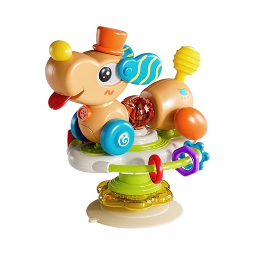 Säugling Cartoon Dog Spinner Spielzeug Frühes Bildungsfeindliche Fähigkeit Sensorische Entwicklung Kognitiver Wachstum Spielzeug Für Kleinkind Bildungsgeschirr von SELVFZ