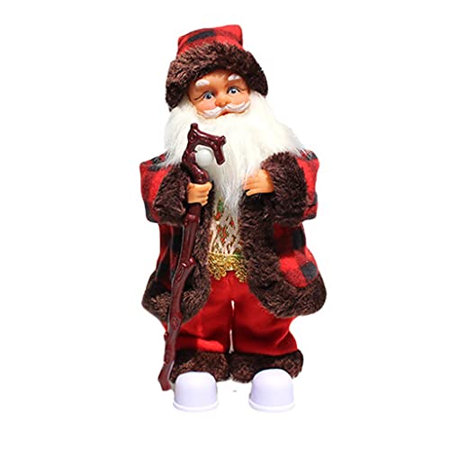 Schöne Weihnachtsmann Spielzeug Elektrik Klettern Santa Home Decors Musical Doll Urlaubszimmer Festival Ornament von SELVFZ
