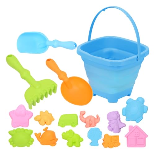 Seaside Sandspielzeug Mit Faltbarem Bucklet Für Kindersandskulptur Form Strand Sandeimer Kinder Party Spiel Strand Sandset Playset Playset von SELVFZ