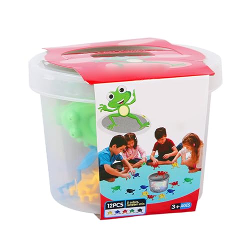Sprung Und Sprungfrösche Spielzeugpackung Aus 12 Plastik Sprungfröschen Für Kinder Leuchtende Farben Goodie Bag Füllstoffe Für Jungen Und Mädchen von SELVFZ