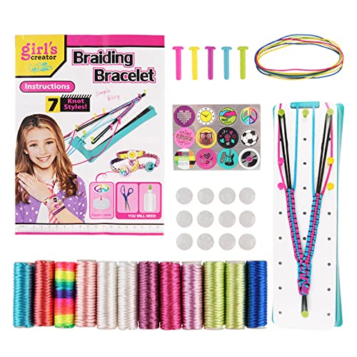 String Schmuck Machen Freundschaftsarmband Machen Für 6-12 Jahre Alte Mädchen Handgefertigtes Handwerk Werkzeuge String Schmuck Machen Freundschaftsarmband Machen Für 6-12 Jahre Alte Mädchen Handgefertigtes Handwerk Werkzeuge von SELVFZ