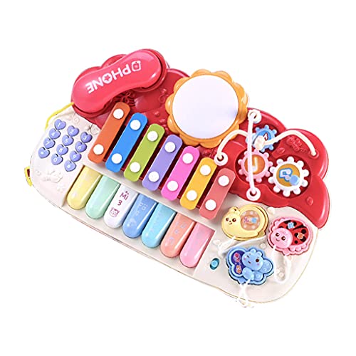 Tragbares Multifunktionales Musikspielzeug Für Säuglings Telefonpiano Instrumentenspielzeug Fine Motor Skill Training Mit Musik Mit Musik Tragbares Multifunktionales Musikspielzeug Für Säuglings Telefonpiano Instrumentenspielzeug Fine Motor Skill Training Mit Musik Mit Musik von SELVFZ