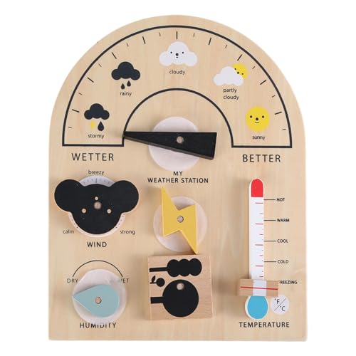 Wetterstation Kinderwissenschaft Exploration Tool Bildung Holzspielzeug Mit Temperaturfeuchtigkeit Für Die Schule Meine Wetterstation Kinder Holz Wetterstation Kinderwissenschaft Exploration Tool Bildung Holzspielzeug Mit Temperaturfeuchtigkeit Für Die Schule Meine Wetterstation Kinder Holz von SELVFZ