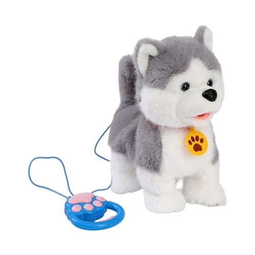 Wie Elektrisches Hund Spielzeug Mit Simulation Bellen Interaktiver Elektronisches Haustier Für Kleinkindkriechen Lernen Simulation Elektrisches Plüsch Hundespielzeug von SELVFZ