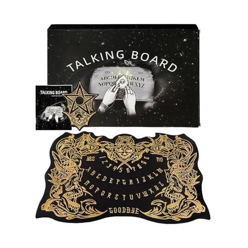 Wood Spirit Talking Board Schädel Wahrsagungsbrett Mit Planchette Meldung Windermeldung Tool Mystical Game Supply Holz Sprechend Brettspiel Wood Spirit Talking Board Schädel Wahrsagungsbrett Mit Planchette Meldung Windermeldung Tool Mystical Game Supply Holz Sprechend Brettspiel von SELVFZ