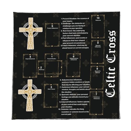 Künstlerische Tarots Lesen Von Stoffdauernbarkeit Velvets Matten Wiederverwendbare Tarots Matten Für Tarotenthusiasten Und Sammler Künstlerische Tarot Meditationen Matten von SELiLe