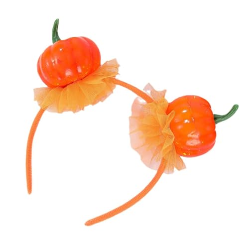 SELiLe Halloween Pumpkin Stirnband Für Party Day Of The Death Hairband Cosplay Kostüm Kopfstück Für Erwachsene Festival Kopfbedeckung Halloween Cosplay Requisiten von SELiLe