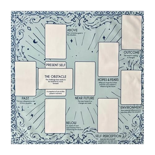 SELiLe Stoff Göttierkarten Tisch Tuch Wandtee Leseberichtung Tarotkarte Tischdecke Altars Stoff Einfach Zu Bedienen von SELiLe