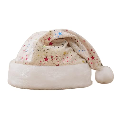 SELiLe Velvets Weihnachten Komfortable Weihnachtshüte Verdicken Urlaubsfeier Für Weihnachten Neujahrsfeier Weihnachtshut von SELiLe