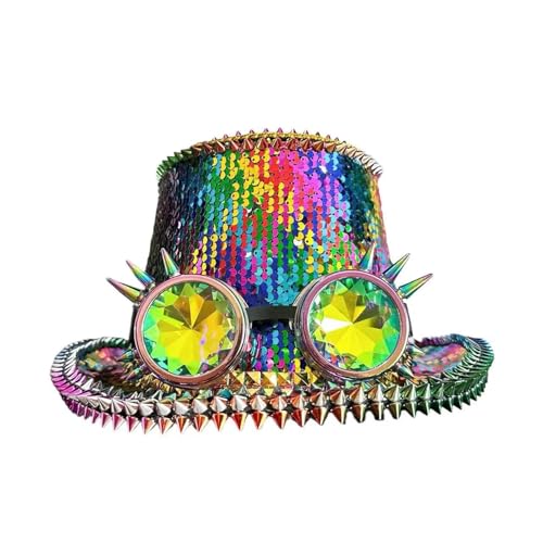 Shining Pailletten Marine Mit Schutzbrillen Nieten Besetzt Braut Duschhut Junggesellenhut Party Captain Für Formelle Event Cosplay Shining Pailletten Marine Mit Schutzbrillen Nieten Besetzt Braut Duschhut Junggesellenhut Party Captain Für Formelle Event Cosplay von SELiLe