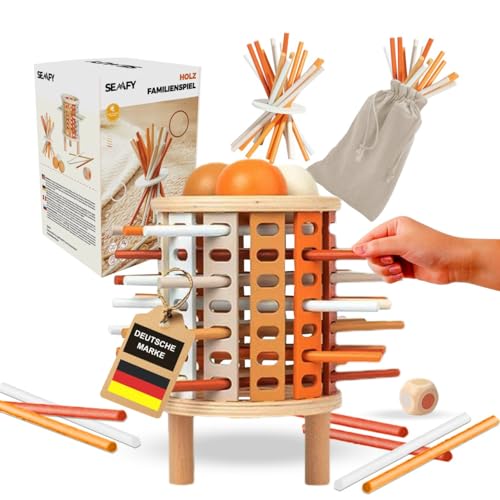 SEMFY Montessori Spielzeug ab 3 Jahren pädagogisches Holzspielzeug mit bunten Stäben hochwertiges Motorikspielzeug Lernspiele für Jungen und Mädchen Kinderspiele ab 4 Jahre Kinder Geschenk SEMFY Montessori Spielzeug ab 3 Jahren pädagogisches Holzspielzeug mit bunten Stäben hochwertiges Motorikspielzeug Lernspiele für Jungen und Mädchen Kinderspiele ab 4 Jahre Kinder Geschenk von SEMFY