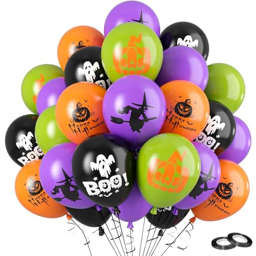 Halloween-Luftballons, 50 Stück Halloween-Luftballons, 50 Stück von SEMINISMAR