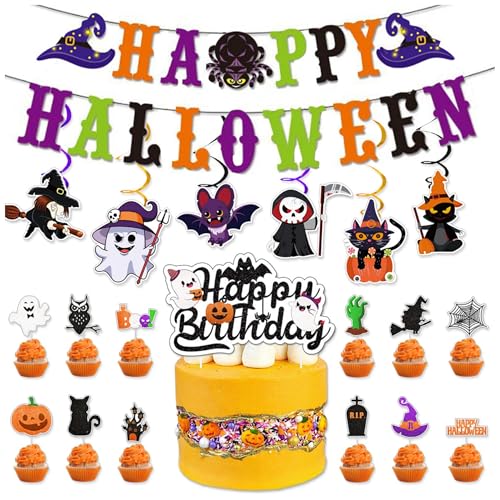 Happy Halloween Banner,Halloween Dekoration Indoor,Halloween Girlande,Kürbis Halloween BuntingHängende Banner,BannerHalloween,für Karneval Halloween Garten Papier Hängendeko Happy Halloween Banner,Halloween Dekoration Indoor,Halloween Girlande,Kürbis Halloween BuntingHängende Banner,BannerHalloween,für Karneval Halloween Garten Papier Hängendeko von SEMINISMAR