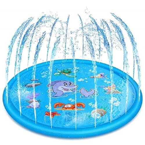 Kinder Sprinkler,Sprinkler Wasser Spielmatte,Splash Pad,Wasserspielzeug Kinder Spielzeug für Draußen Outdoor Garten,100CM Kinder Sprinkler,Sprinkler Wasser Spielmatte,Splash Pad,Wasserspielzeug Kinder Spielzeug für Draußen Outdoor Garten,100CM von SEMINISMAR