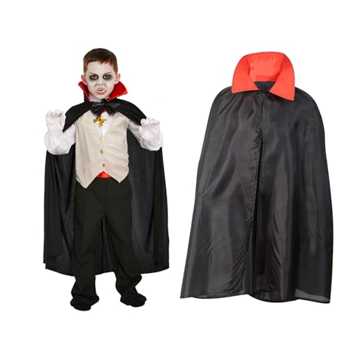 SEMINISMAR Halloween Umhang Kinder,Vampir Umhang Kinder,Vampir Umhang Damen,Umhang Halloween Kinder,Umhang Vampir,Vampir Umhang Mit Kragen,für Halloween Party Ostern Weihnachten Kinder,90cm SEMINISMAR Halloween Umhang Kinder,Vampir Umhang Kinder,Vampir Umhang Damen,Umhang Halloween Kinder,Umhang Vampir,Vampir Umhang Mit Kragen,für Halloween Party Ostern Weihnachten Kinder,90cm von SEMINISMAR