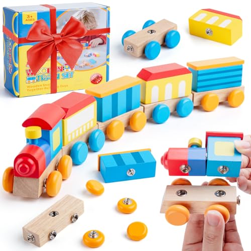 SEMKOTREE Bauklötze Holz Montessori Spielzeug ab 3 Jahre, Feinmotorik Holzbausteine mit Knöpfe, Sensory Play Werkzeug Kinder Motorikspielzeug, Holzspielzeug fur Junge Mädchen ab 3 4 5 6 Jahre SEMKOTREE Bauklötze Holz Montessori Spielzeug ab 3 Jahre, Feinmotorik Holzbausteine mit Knöpfe, Sensory Play Werkzeug Kinder Motorikspielzeug, Holzspielzeug fur Junge Mädchen ab 3 4 5 6 Jahre von SEMKOTREE
