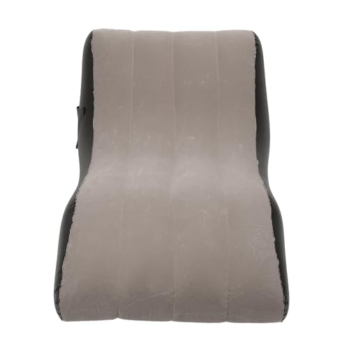SENECESLI Aufblasbares Sofa, Stilvolles Blow -Sofa PVC Zum Lesen von Sonnenbaden für Wohnzimmer Garten (Brown) von SENECESLI