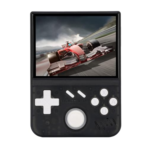 SENECESLI Handheld -Spielekonsole, 3,5 Zoll Bildschirm Tragbarer Retro Video Gaming Konsole mit Speicherkarte, 3D Joystick Video Gaming Player für Unterhaltung (64G) von SENECESLI