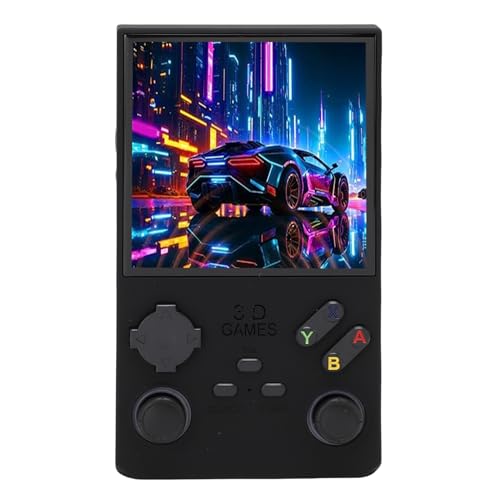 SENECESLI Handheld -Spielekonsole, 720x720 Retro Handheld Game Console für Outdoor (Black) von SENECESLI