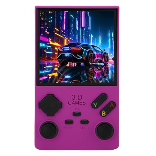 SENECESLI Handheld -Spielekonsole, 720x720 Retro Handheld Game Console für Outdoor (violett) von SENECESLI