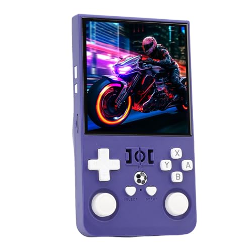 SENECESLI R36max Retro Handheld Game Console, R36max mit 4,0 '' Bildschirm Linux -System in 60 G TF -Karte, über 60 Beliebte Emulatoren mit 4000mah Eingebaut (Indigo Blau #13) von SENECESLI