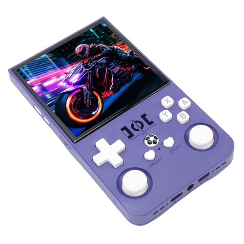 SENECESLI R36max Retro Handheld Game Console, R36max mit 4,0 '' Bildschirm Linux -System in 60 G TF -Karte, über 60 Beliebte Emulatoren mit 4000mah Eingebaut (Indigo Blau #17) von SENECESLI