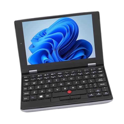 SENECESLI Tiny Laptop, Ultra Light 1280x800 Auflösung Touchscreen Tiny Laptop Tragbar mit Verschiedenen Schnittstellen für die Arbeit (2TB EU-Stecker) von SENECESLI