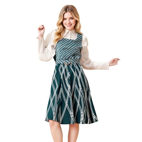 SENGDUJH Elphaba-Kostüm, Glinda-Freundin, Elphaba, Cosplay, Hexenkostüm, Halloween, Verkleidung für Karneval, Ballverkleidungen (Damen, 3, 3XL) von SENGDUJH