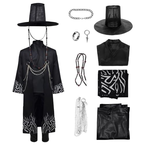 SERTAS Kpo-p Dämon Saja Jungen Kostüm Kinder Saja Boys Jinu Cosplay Kostüm Set Halloween Karneval Cosplay (120) von SERTAS