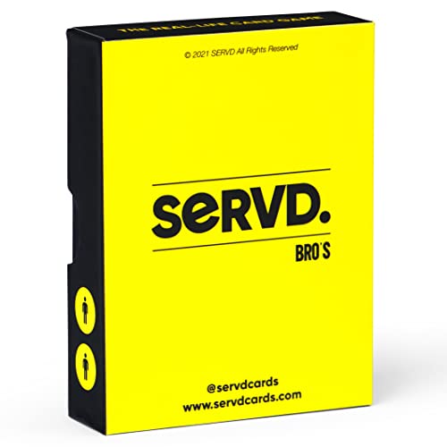SERVD - Bro's - Das lustige Real-Life-Kartenspiel für Freunde von SERVD