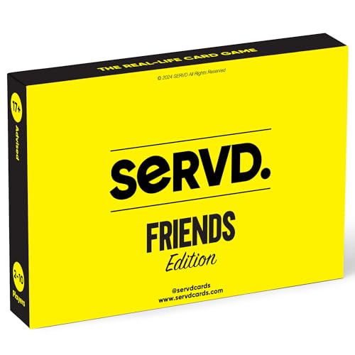 SERVD – Friends Edition – Das Real-Life Kartenspiel für Freunde (Englische Ausgabe) von SERVD