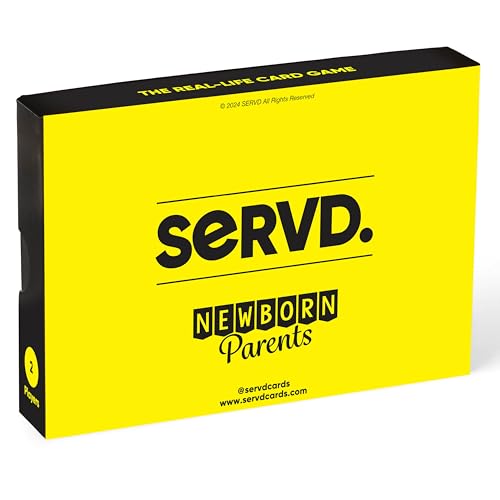 SERVD - Neugeborene Eltern – Das urkomische Kartenspiel für Paare aus dem wirklichen Leben für Neugeborene & Säuglingseltern | Ultimatives Geschenk für frischgebackene Eltern, Babypartys & 1. SERVD - Neugeborene Eltern – Das urkomische Kartenspiel für Paare aus dem wirklichen Leben für Neugeborene & Säuglingseltern | Ultimatives Geschenk für frischgebackene Eltern, Babypartys & 1. von SERVD