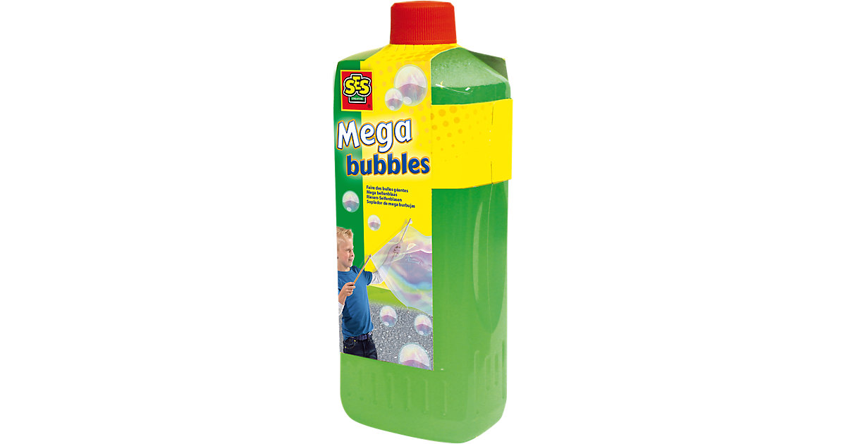 02256 Nachfüllset Mega bubbles Riesen-Seifenblasen, 750 ml 02256 Nachfüllset Mega bubbles Riesen-Seifenblasen, 750 ml von SES Creative