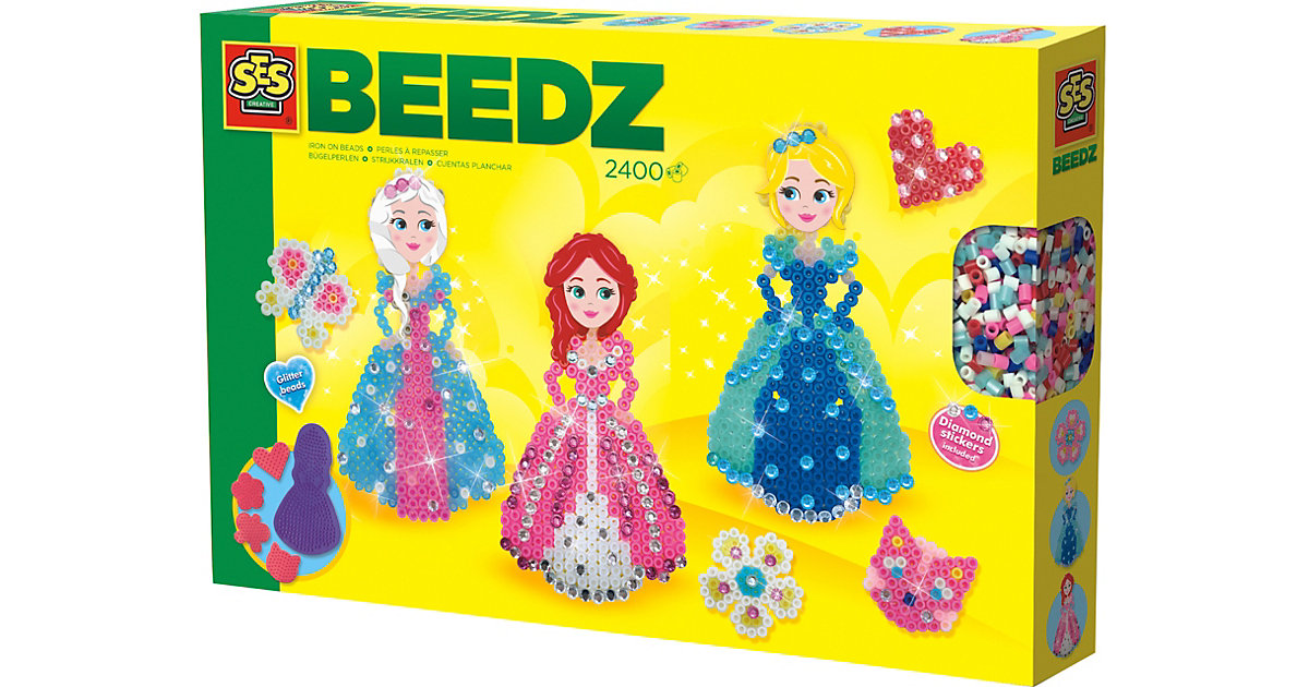 Beedz - Bügelperlenset Diamant Prinzessinnen von SES Creative