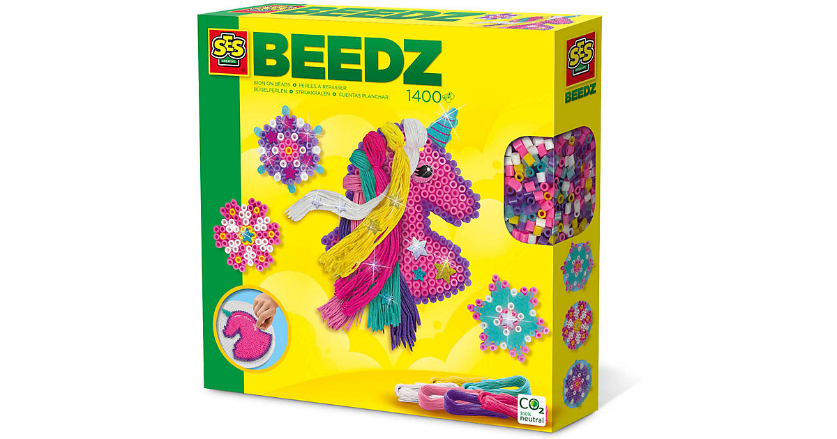 Bügelperlen - Einhorn mit Mähne Bügelperlen - Einhorn mit Mähne von SES Creative